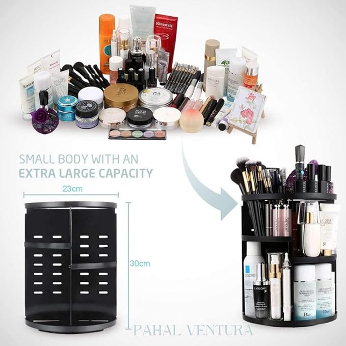 Rotating 360° Makeup Organizer Box