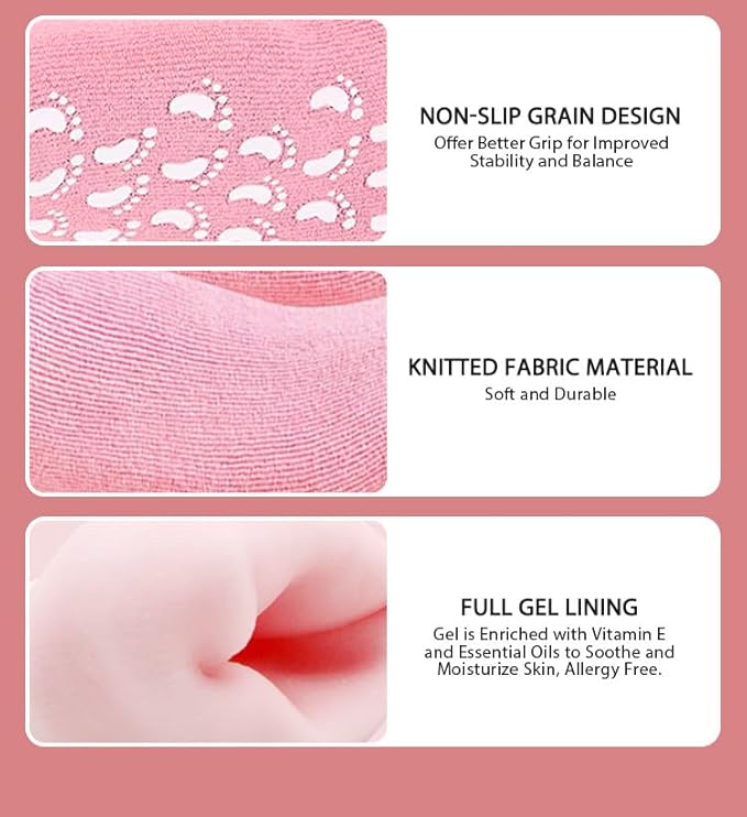 Hydrating Gel Infused SPA Socks