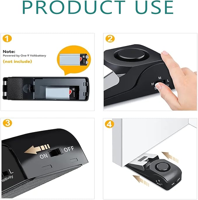 Door Security Alarm Dual Functionality