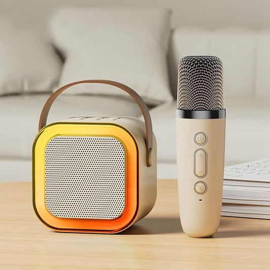 SoundWave Mini Compact Speaker with Built-In Mic
