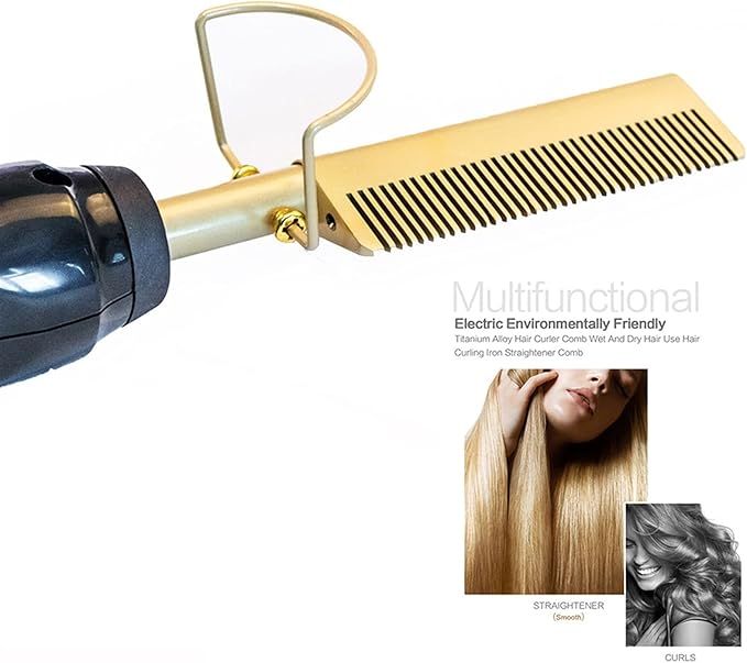 Hot Comb Hair Straightener