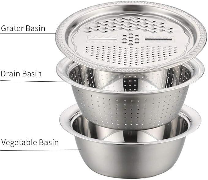 Versatile 3-in-1 Strainer Basket