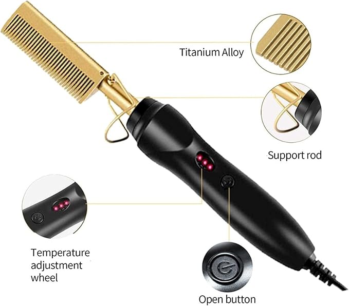 Hot Comb Hair Straightener