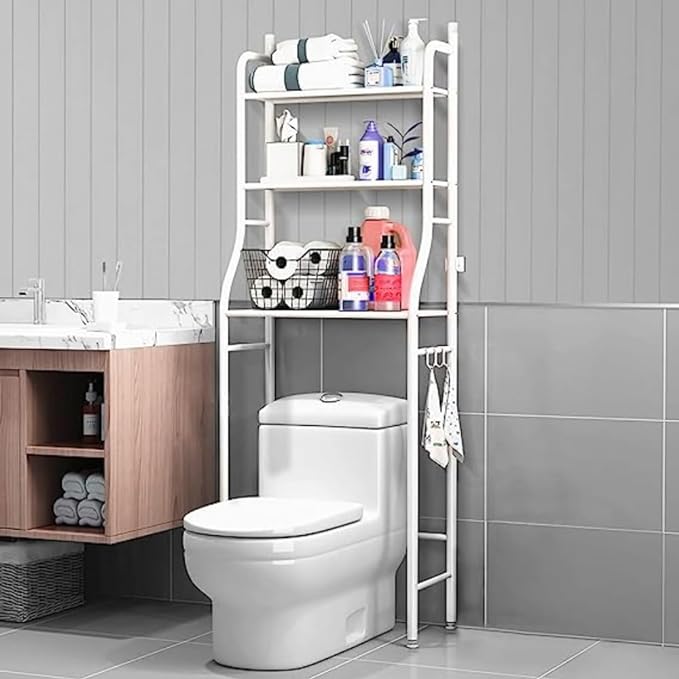 Over-the-Toilet Bathroom Storage Rack