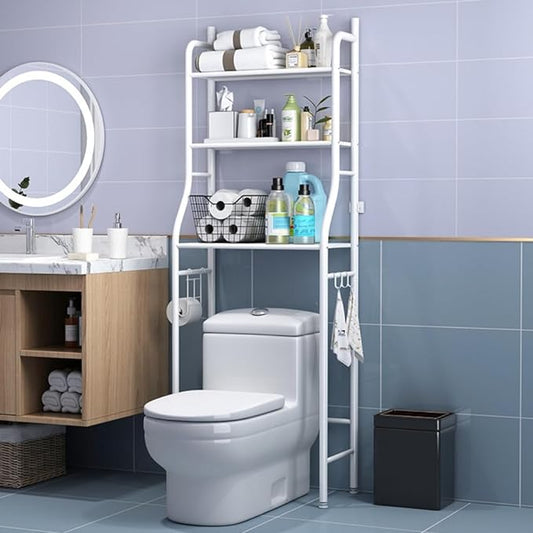 Over-the-Toilet Bathroom Storage Rack