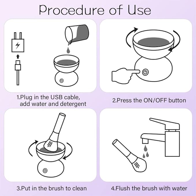 Compact Makeup Brush Cleaner