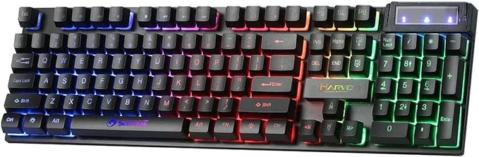 Vibrant RGB Gaming Keyboard & Mouse Kit