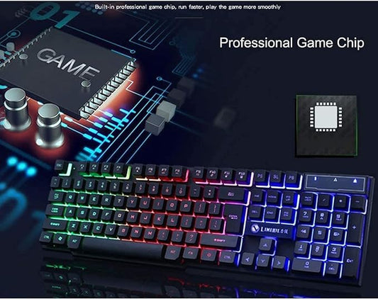 Vibrant RGB Gaming Keyboard & Mouse Kit