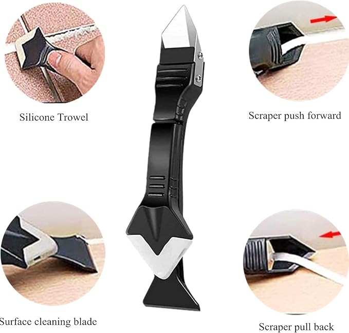 Multi-Use Silicone Scraper for Easy Clean-Up
