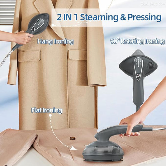 Compact Handheld Steamer Iron