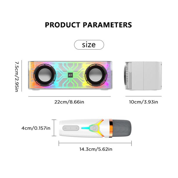 Colorful Wireless Karaoke Speaker