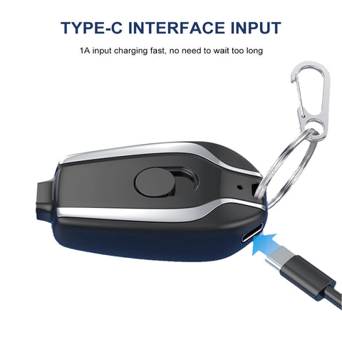 Compact & Convenient Mini Keychain Charger - Type C