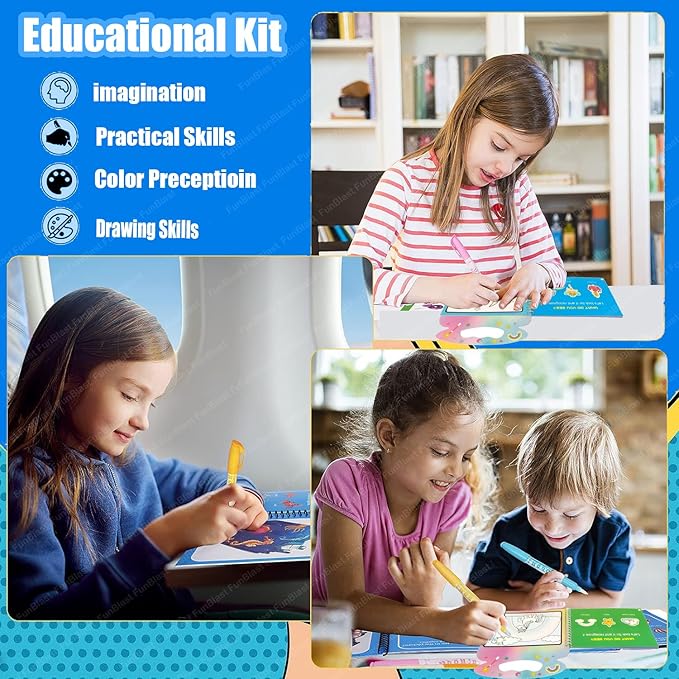 Magic Water Art Activity Book
