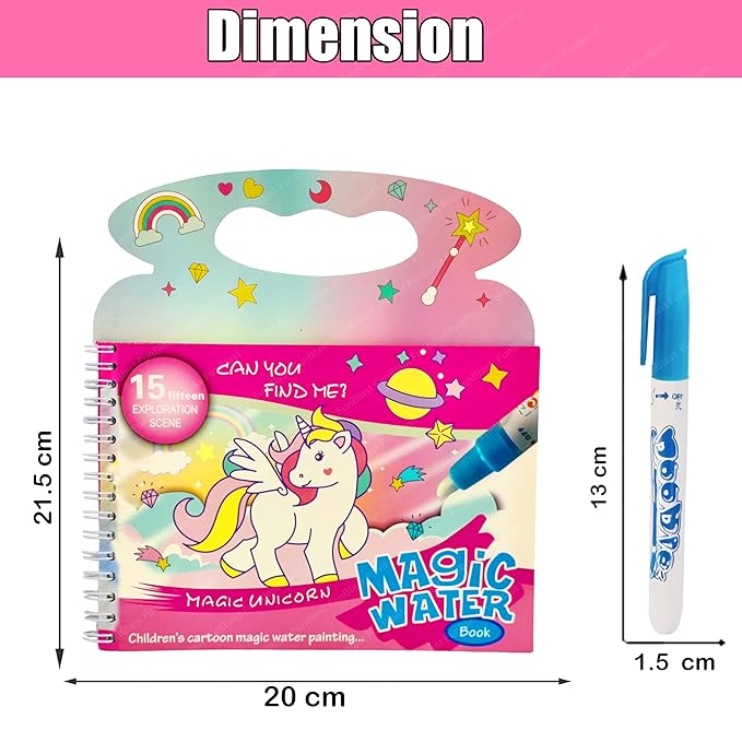Magic Water Art Activity Book