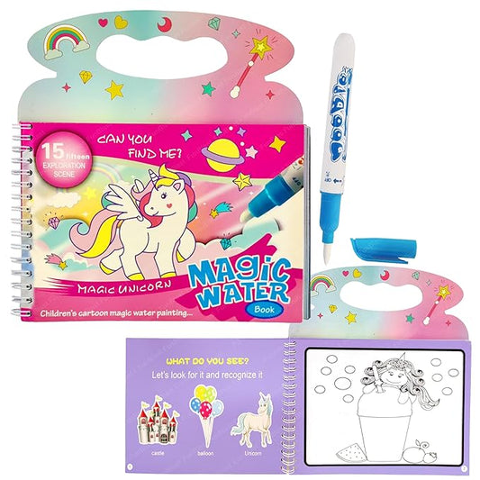 Magic Water Art Activity Book