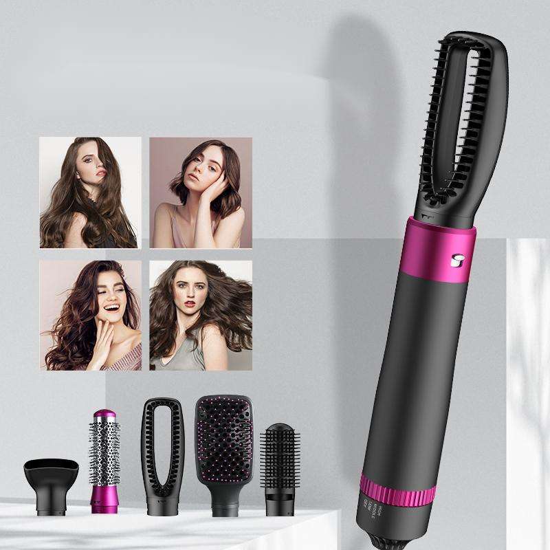 5-in-1 Hot Air Brush: Dry, Style, and Volumize with Ionic Technology