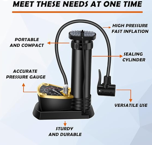 Compact Handheld Foot Pump