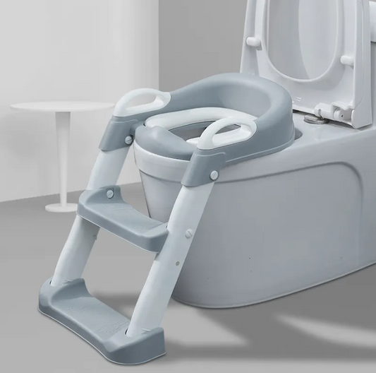 Adjustable Soft-Seat Toilet Ladder