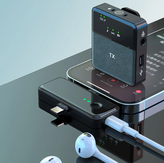 3-in-1 Wireless Lavalier Microphone System