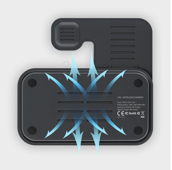 Wireless Charger For Phones,Apple Watch, and AirPods