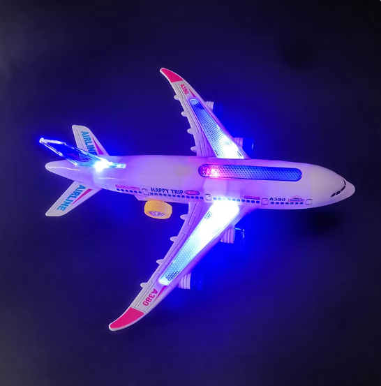 LED Lights Aeroplane Toy