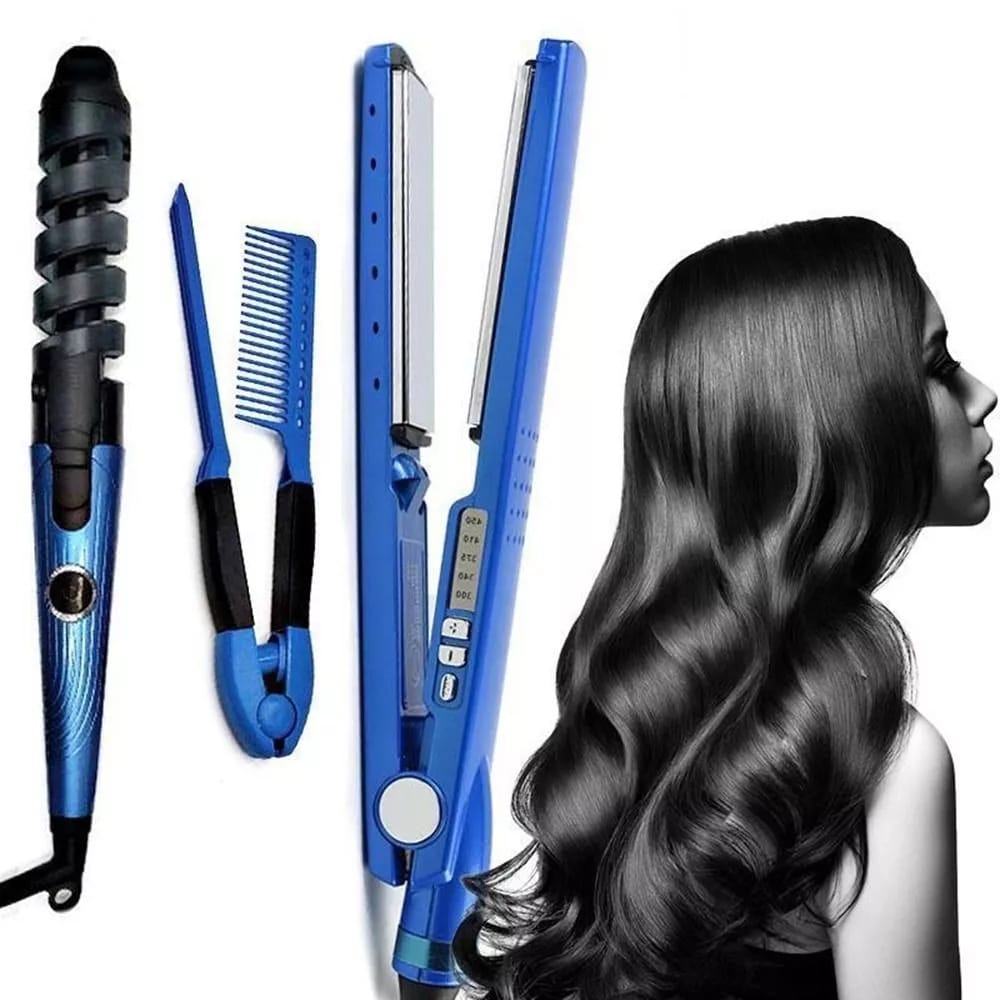 3-in-1 Multi-Function Hair Straightener
