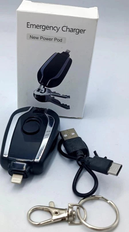 Compact & Convenient Mini Keychain Wireless Charger - iPhone Compatible