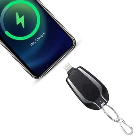 Compact & Convenient Mini Keychain Wireless Charger - iPhone Compatible