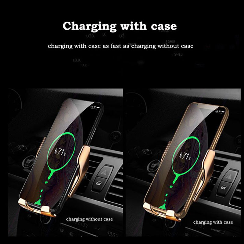 Automatic Clamping Wireless Car Charger