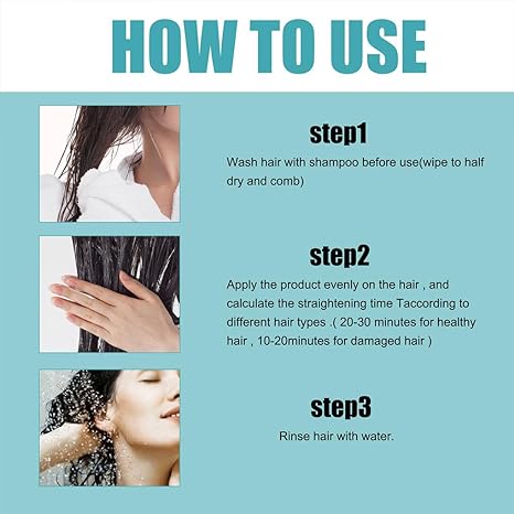 Protein-Rich Hair Straightening Cream