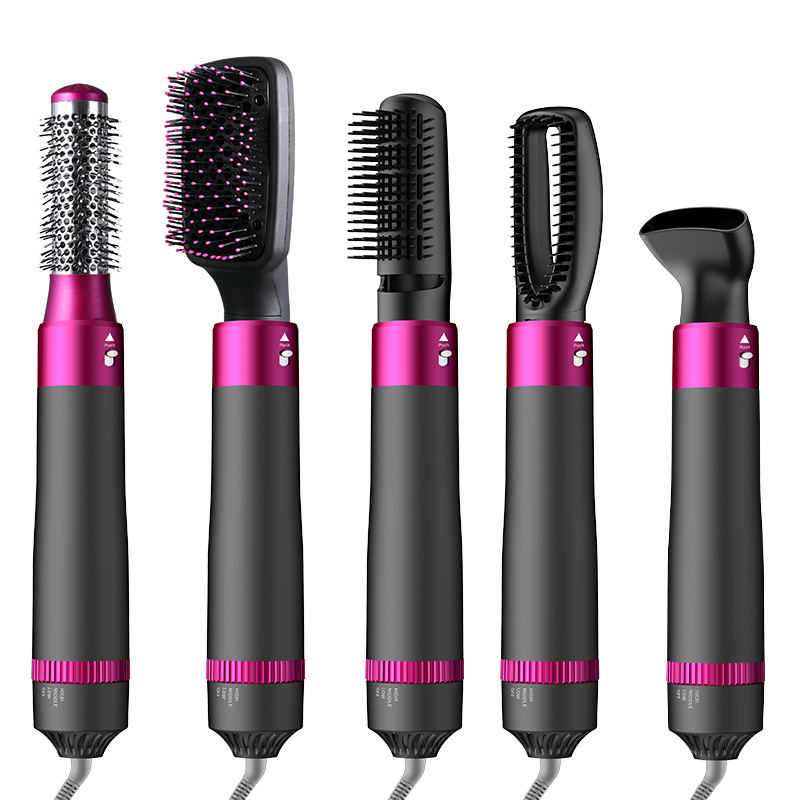 5-in-1 Hot Air Brush: Dry, Style, and Volumize with Ionic Technology