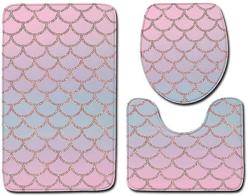 Toilet Mat Sets - Assorted Colors and Designs